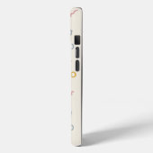 Retro Squiggle Patroon Case-Mate iPhone Case (Achterkant / Links)