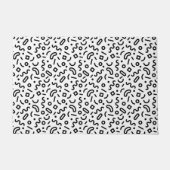 Retro Squiggle Patroon Deurmat (Voorkant)