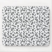 Retro Squiggle Patroon Muismat (Voorkant)