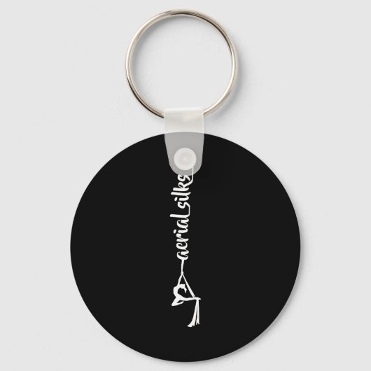 Retro Srt Aerial Silks Quote Funny Basic Sleutelhanger (Voorkant)