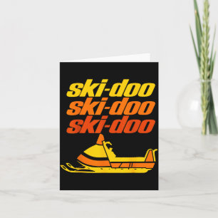 Retro Srt Citaat Ski Doo Vintage Sneeuwscooters Gr Kaart