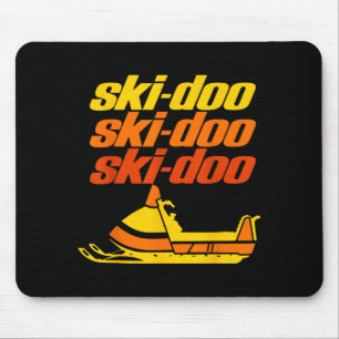 Retro Srt Citaat Ski Doo Vintage Sneeuwscooters Gr Muismat