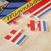 Retro St Paul Minnesota Jigsaw Puzzle (Côté)