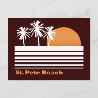 Retro St Pete Beach Briefkaart