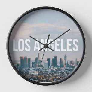 Retro Stadsesthetiek Los Angeles Silhouet Reis