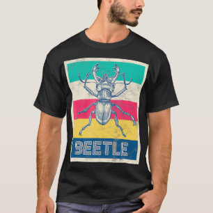 Retro Stag Kever Gift in ontwerp T-shirt