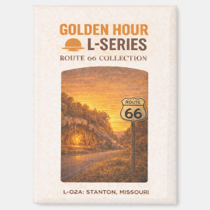 Retro Stanton Missouri Route 66 Landmark Kunst Magneet