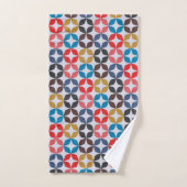 Retro  Star-patroon Bad Handdoek (Handdoek)