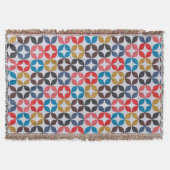 Retro  Star-patroon Deken (Voorkant)