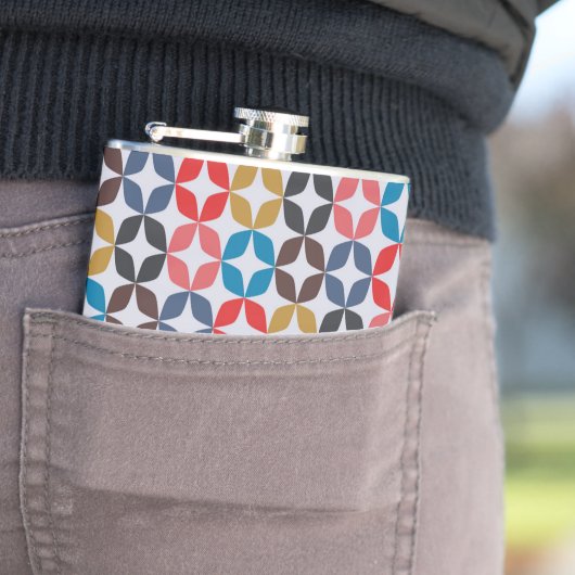 Retro Star-patroon Heupfles (Voorbeeld)