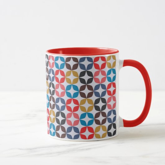 Retro  Star-patroon Mok (Rechts)