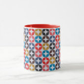 Retro  Star-patroon Mok (Midden)