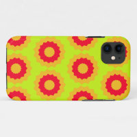 Retro Star Red Oranje Lime Green