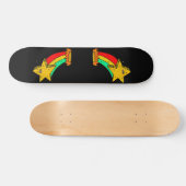 Retro Star Skateboard (Horizontaal)