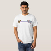 Retro Star Wire Fox Terrier T-shirt (Voorkant volledig)