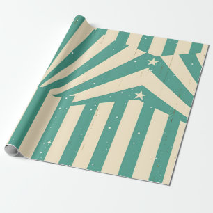 Retro Starburst Cadeaupapier