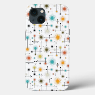 Retro Starburst een Go-Go! iPhone 13 Hoesje