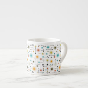 Retro Starburst een Go-Go! Espresso Kop