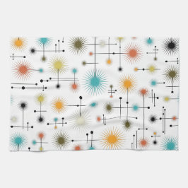 Retro Starburst een Go-Go! Theedoek