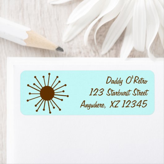 Retro Starburst Etiket (Insitu)