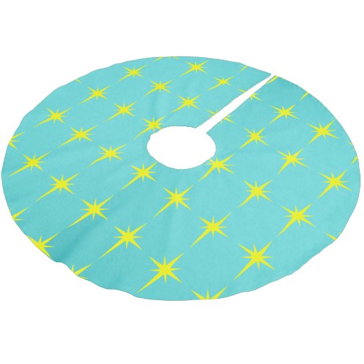 Retro Starburst kerstboomrok Kerstboom Rok (Gekanteld)