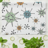 Retro Starburst keukenhanddoeken (Gevouwen)