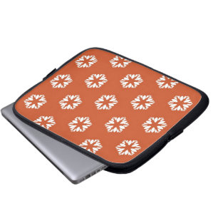 Retro Starburst Patroon Boho Decor Laptop Sleeve