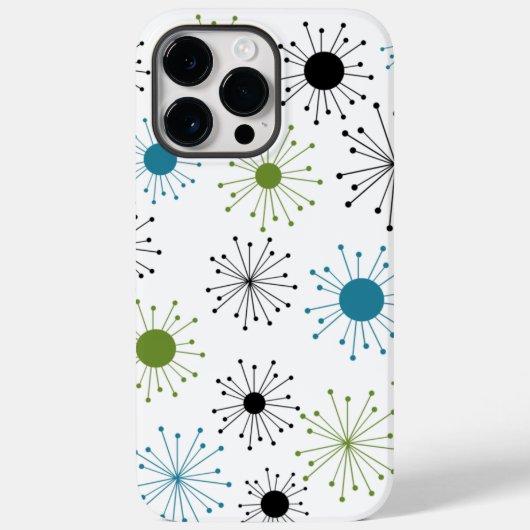 Retro Starbursts Case-Mate iPhone Case (Achterkant)