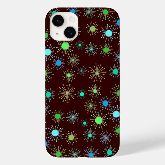 Retro Starbursts Case-Mate iPhone Case (Achterkant)