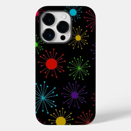 Retro Starbursts Case-Mate iPhone Case (Achterkant)
