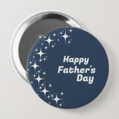 Retro Stars "Happy Vaderdag" Button (Voorkant /achterkant)