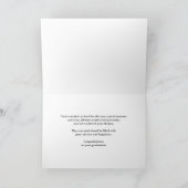 Retro Stepson Gefeliciteerd Afstuderen Kaart (Binnen)