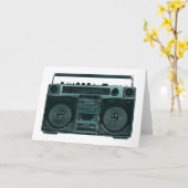 retro stereokaart kaart (Gele Bloem)