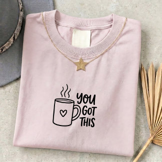 Retro Sterke Koffie Grafische T-shirt