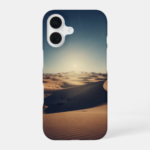 Retro Sterre Landschapswoestijn iPhone 16 Hoesje