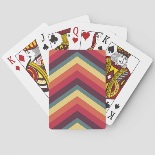 Retro Stijging Pokerkaarten (Achterkant)