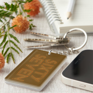 Retro Stijl 67 Sleutelhanger