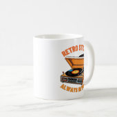 Retro stijl, altijd in Vogue Koffiemok (Voorkant rechts)