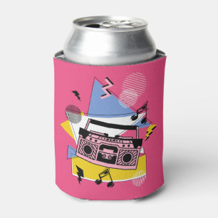 Retro stijl boombox ontwerp blikjeskoeler