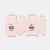 Retro stijl Cupcakes Sweet Dessert Birthday Bash Bedankdoosjes (Uitgevouwen)