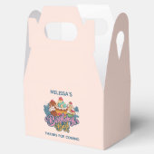 Retro stijl Cupcakes Sweet Dessert Birthday Bash Bedankdoosjes (Geopend)