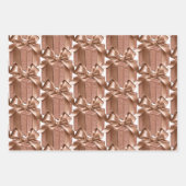 Retro stijl dame inpakpapier vel (Voorkant 3)