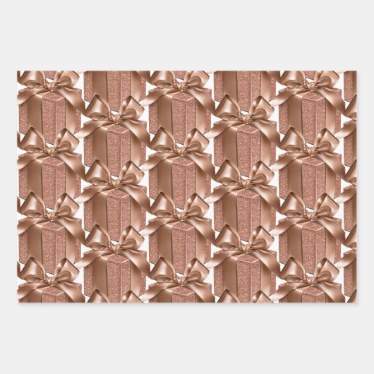 Retro stijl dame inpakpapier vel (Voorkant 3)