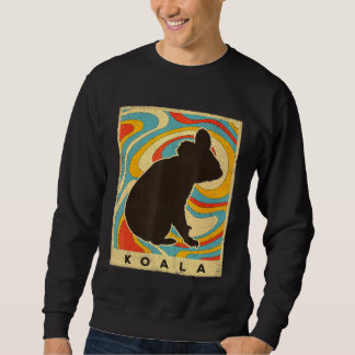 Retro stijl dier vintage koala liefhebber trui