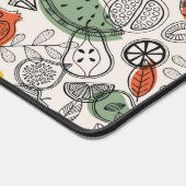 Retro  stijl fruitpatroon bureaumat (Hoek)