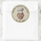 Retro stijl gepersonaliseerd potje label (Tas)