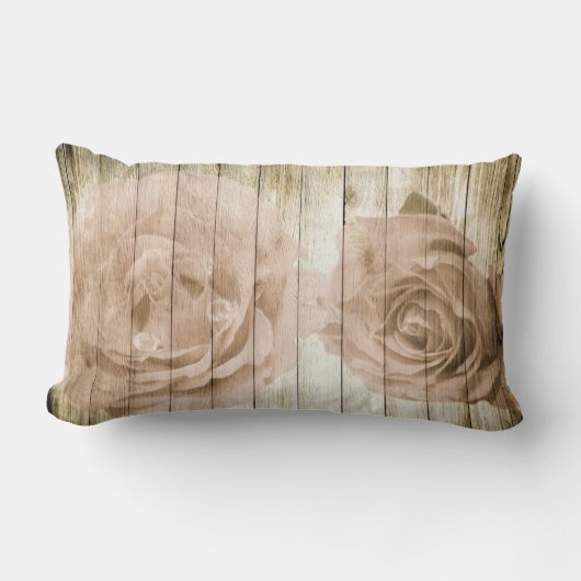 retro stijl houten achtergrond kussen (Voorkant)