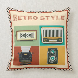 retro stijl kussen