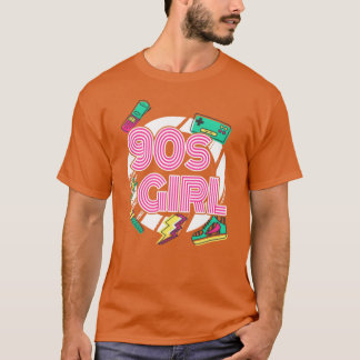 Retro stijl mannen herenmode uit de jaren 90 vinta t-shirt