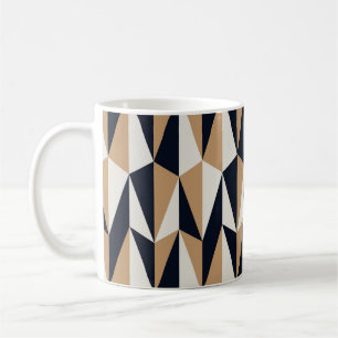Retro stijl: Naadloos  patroon Koffiemok